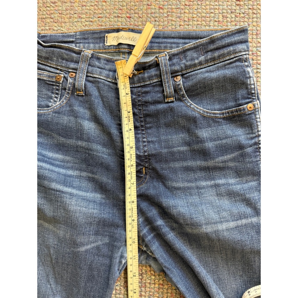 Madewell High-Rise Skinny Skinny Jeans Dark Wash Blue Stretch Womens 27 - Picture 4 of 10